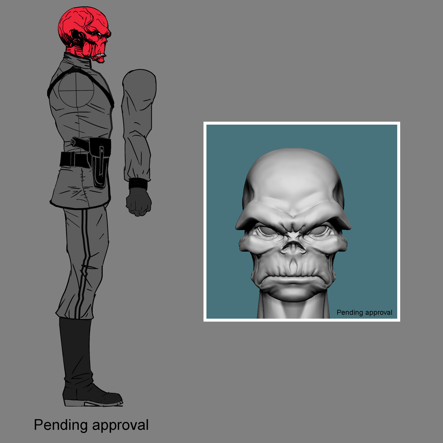 One:12 Collective Red Skull 6" Figure Concept