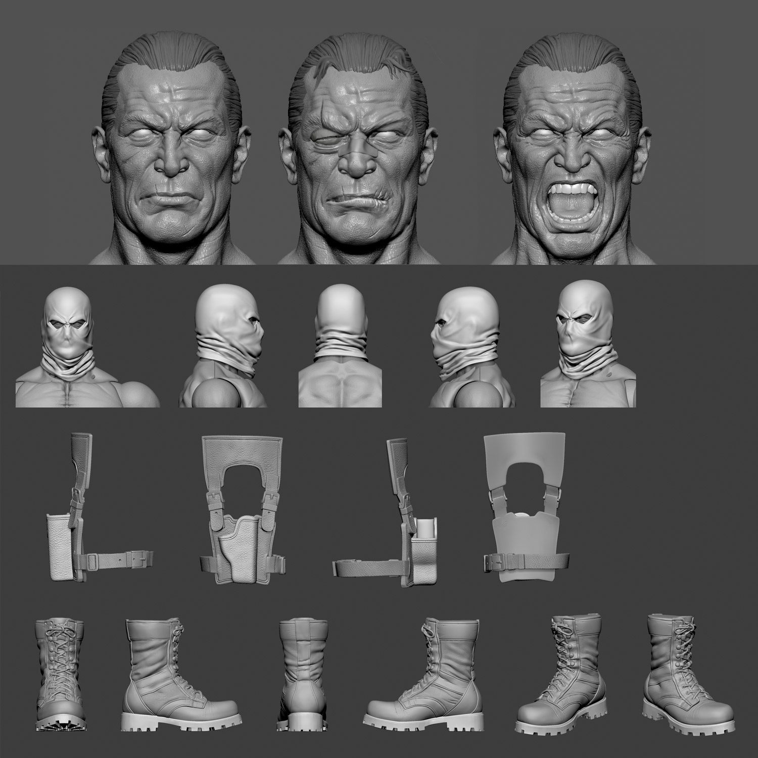 One:12 Collective Punisher 3D Model