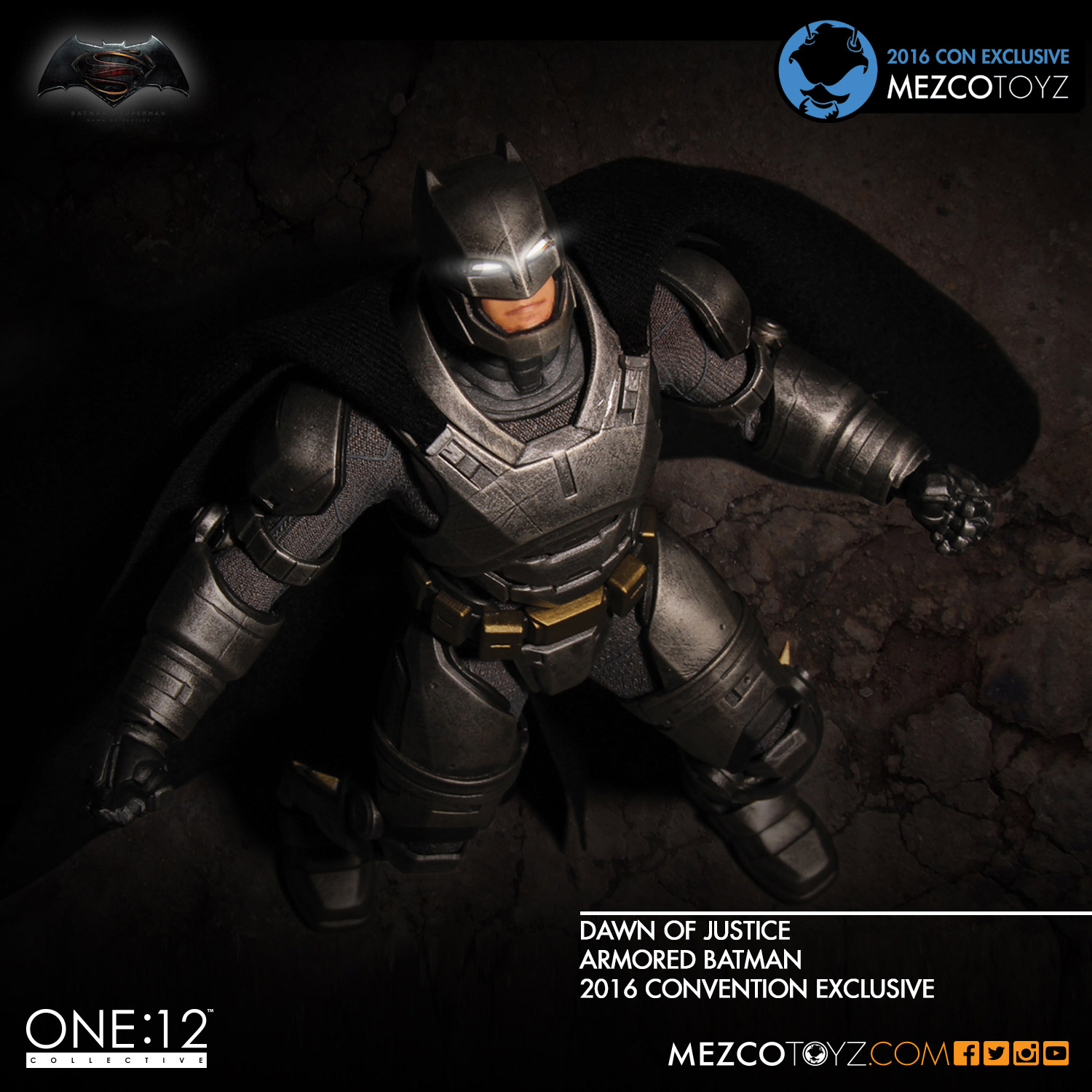 One:12 Collective Dawn of Justice Armored Batman