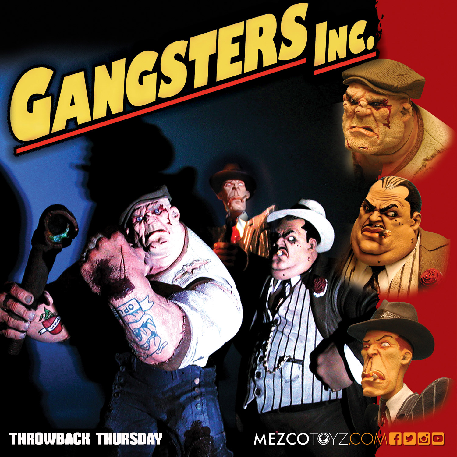 Mezco Toyz Gangsters Inc. Action Figures