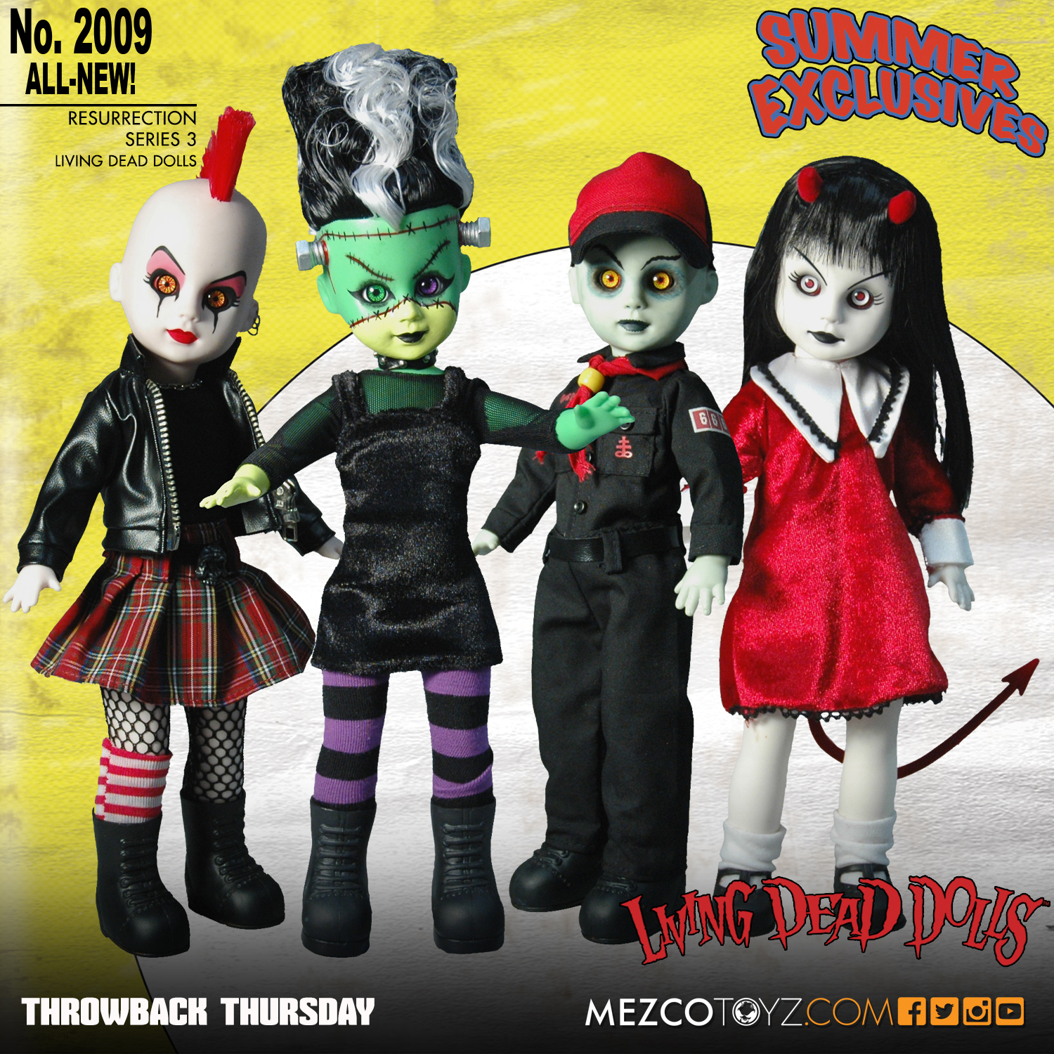 Ezekiel Resurrection III SDCC Exclusive Living Dead Dolls(リビング