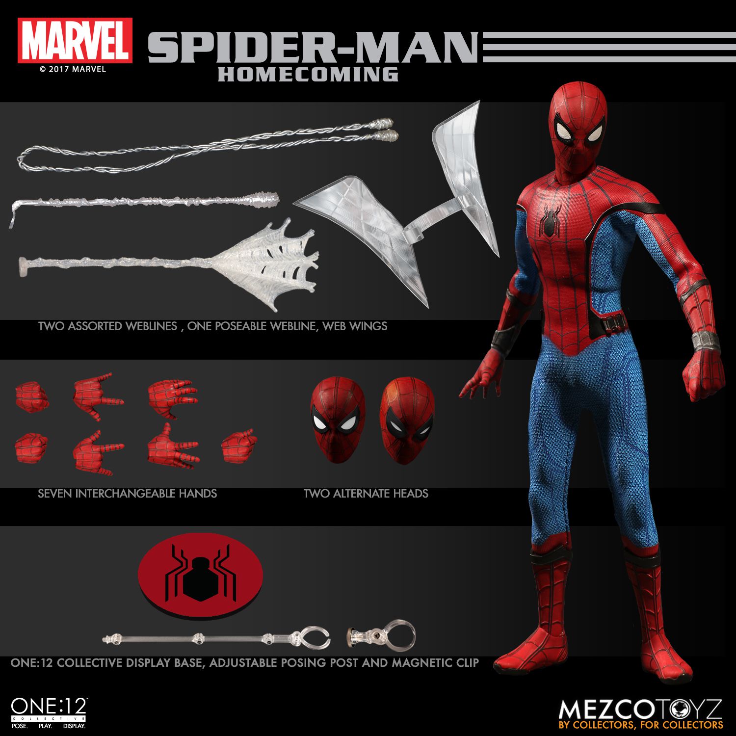 Mezco toyz spider cheap man homecoming