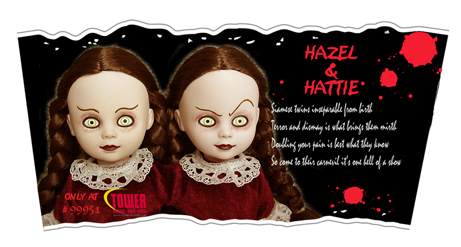 living dead dolls hazel and hattie