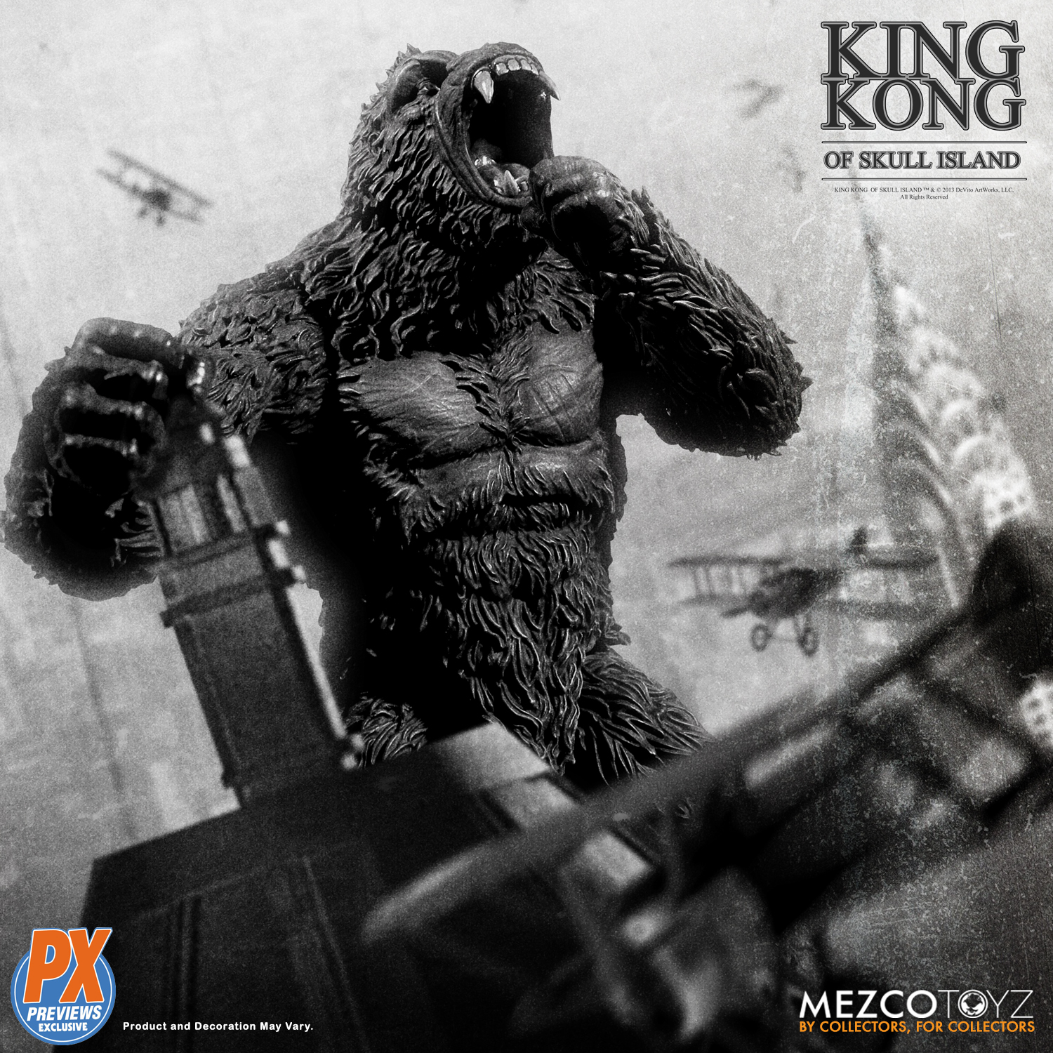 Previews World Exclusive- King Kong of Skull Island B&W Version