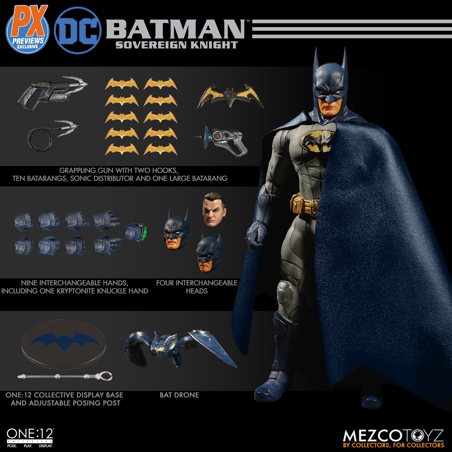 mezco sovereign knight batman onyx