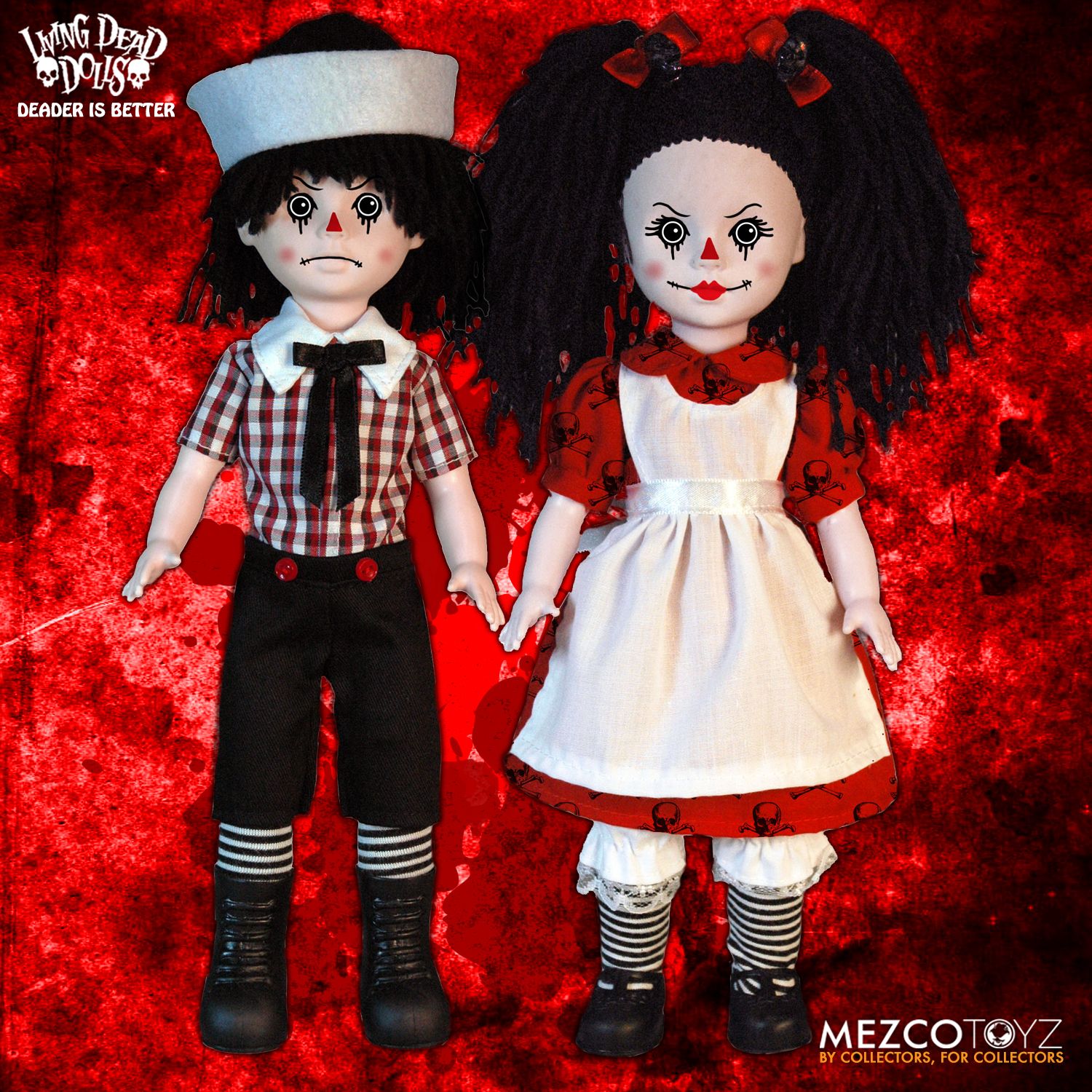 living dead dolls edgar allan poe and annabel lee