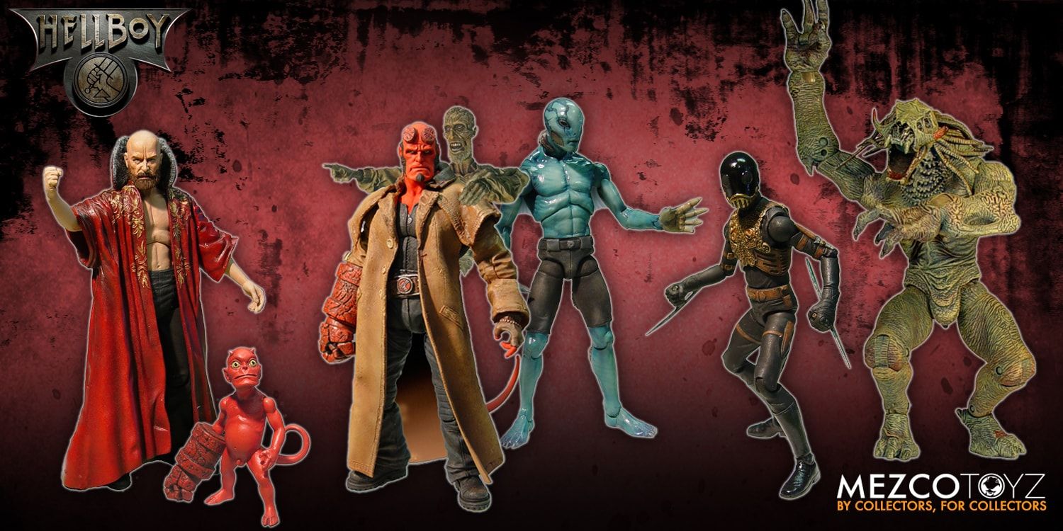 mezco hellboy figures