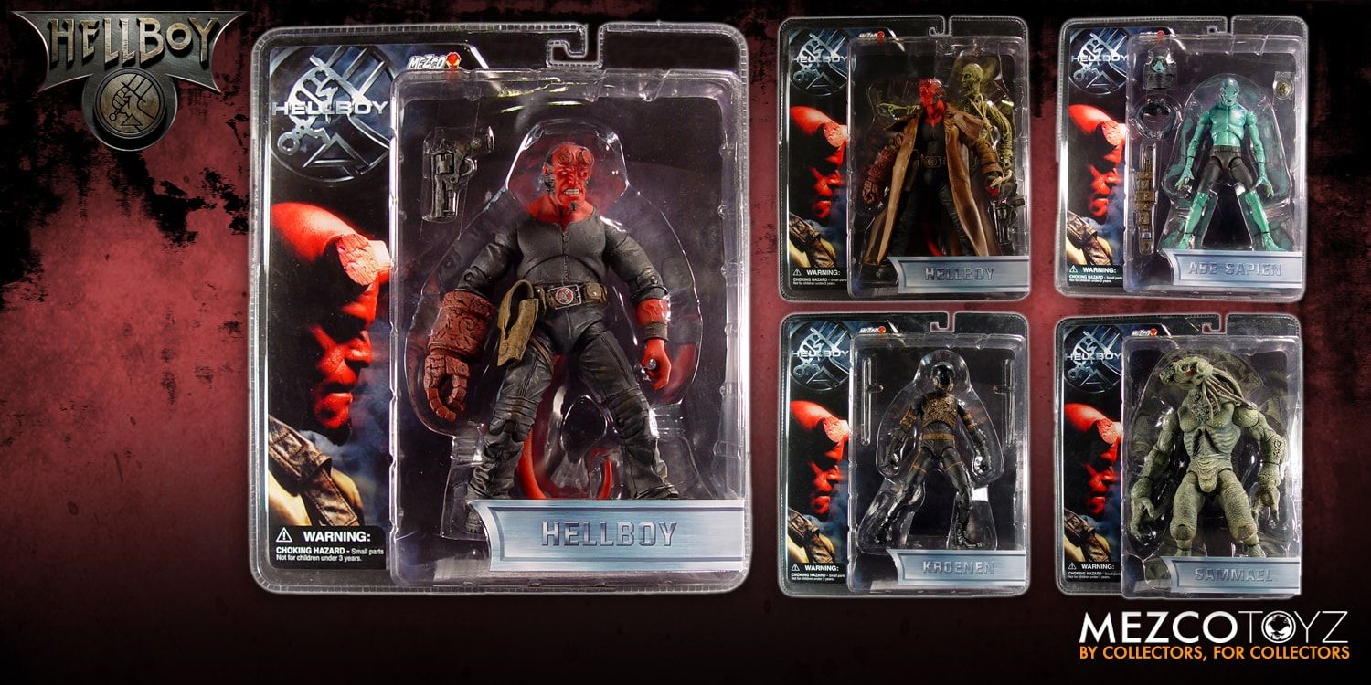 mezco hellboy figures