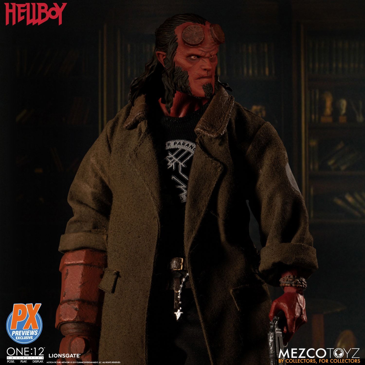 mezco one 12 hellboy