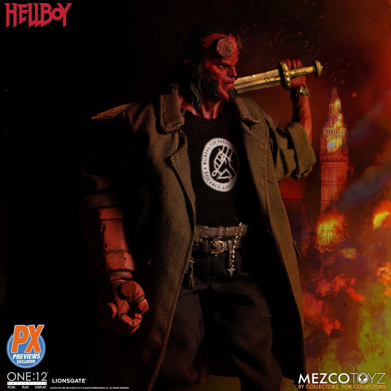 hellboy mezco 2019