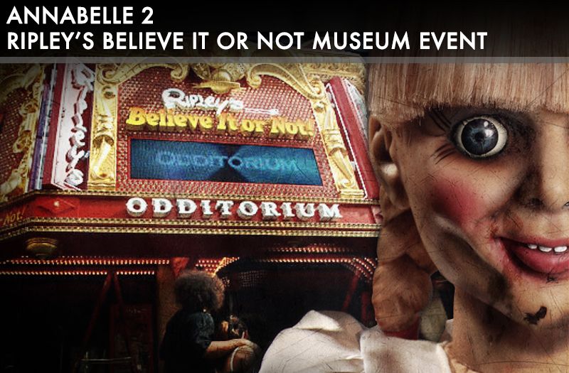 Annabelle Invades Ripley's Believe It or Not! Times Square Odditorium