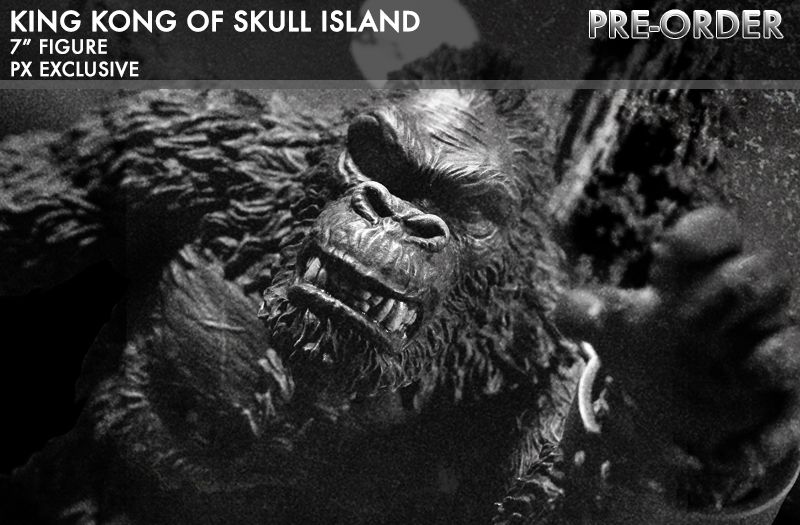 Previews World Exclusive- King Kong of Skull Island B&W Version
