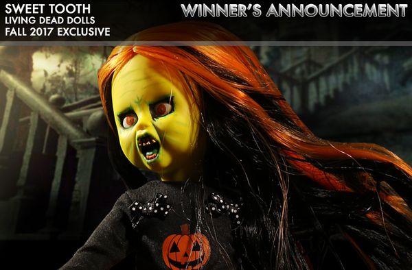 Living Dead Dolls Sweet Tooth Giveaway Winner!